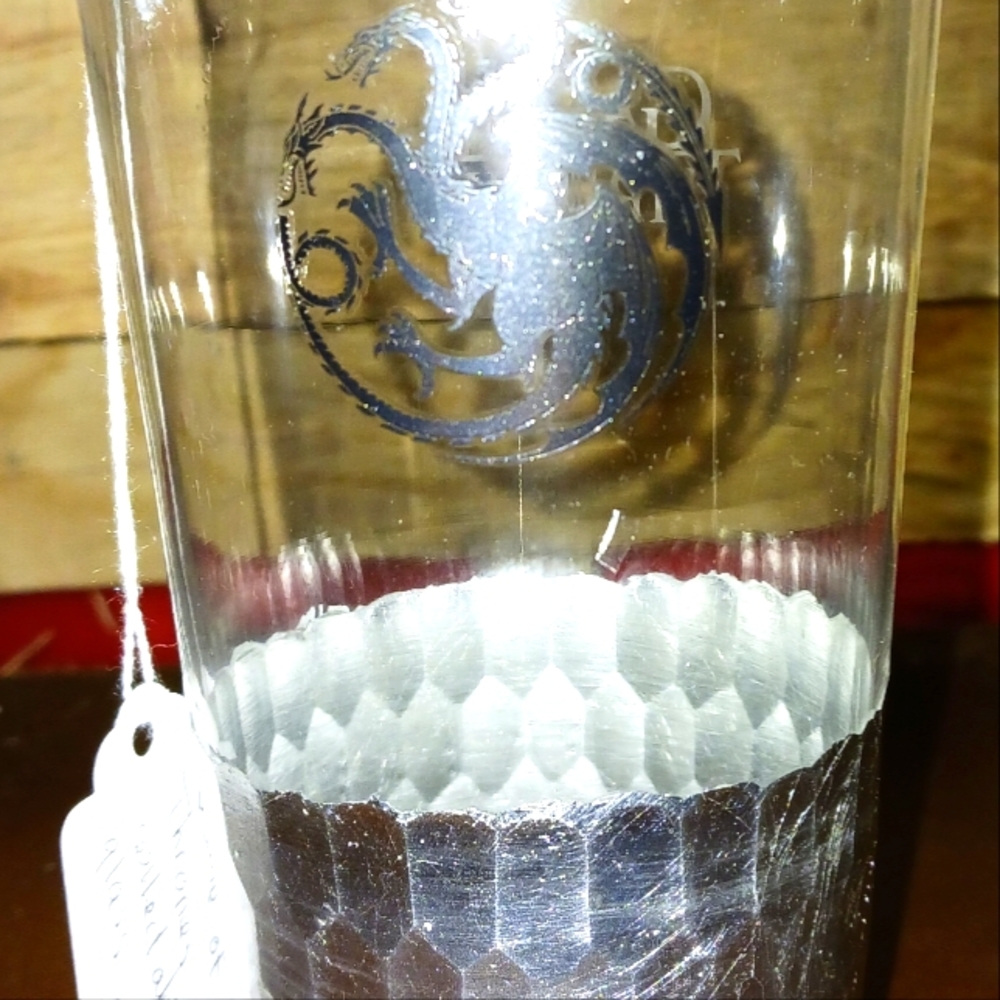 Official Game of Thrones collectable glass cup